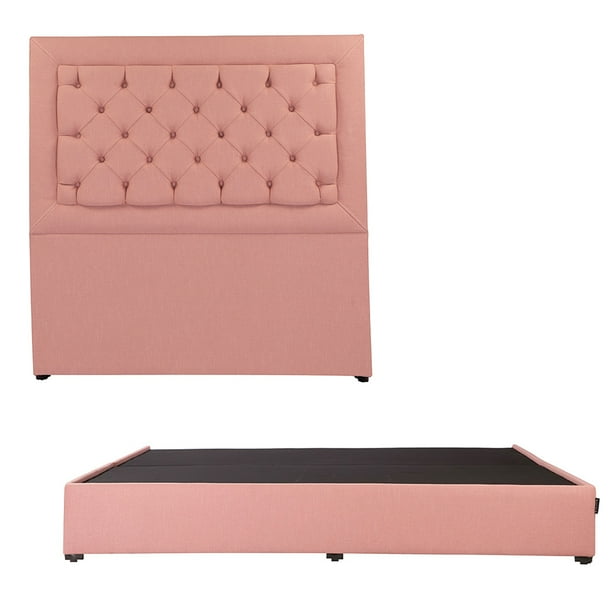 Box Base Cama + Cabecera Mary King Size