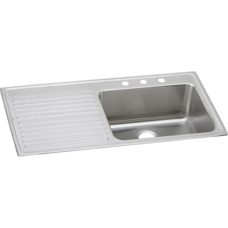 SS 43x22x10 Single Drop-in Sink