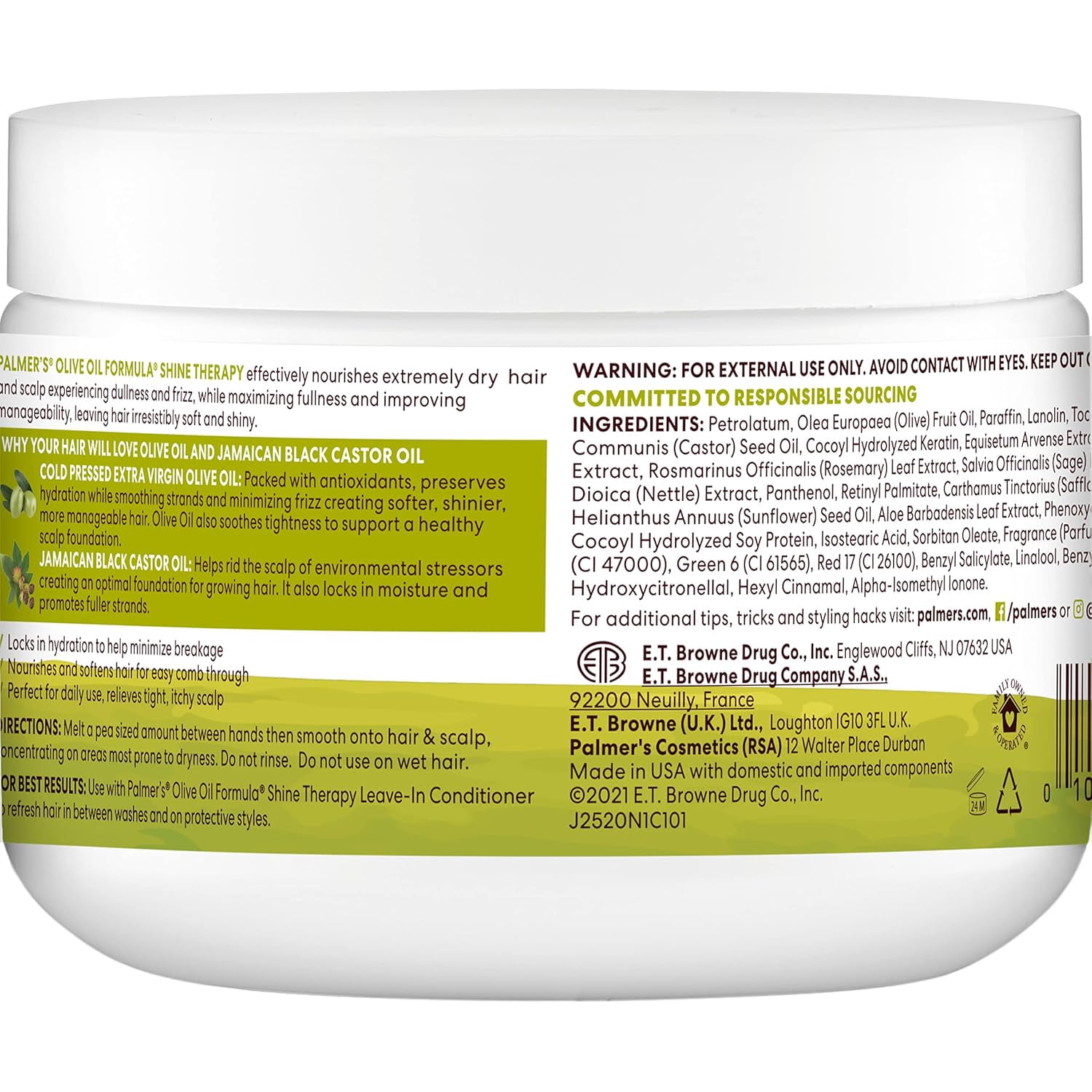 2 Pack - Palmers Olive Oil Gro Therapy 8.8 oz