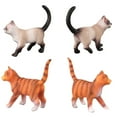 thumbnail image 3 of PENGXIANG PENGXIANG Figurine de Chat Miniature Simulation Modèle Statue Ornements de Maison Cadeau Jouet pour Enfants, 3 of 8