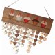 thumbnail image 5 of Birthday Reminder Calendar Wooden Diy Wall Hanging Cupcake Calendar With Heart Wooden Tag Home Wall Decor (brown) (1pc, 5 of 5