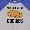 thumbnail image 4 of Inktastic You Had Me at Cookies Boys or Girls Baby Bodysuit, 4 of 5