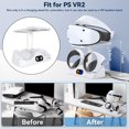 thumbnail image 4 of Controller Charging Station, 5V 2A Charging Stand 2 Magnetic Clasp Detachable LED Indicator VR Headset Stand  for PSVR2, 4 of 7