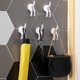 thumbnail image 4 of WASHWEPE 5Ud Gancho Decorativo Para Pared Gancho Funcional Para Colgar Sombreros Y, 4 of 7