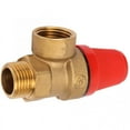 thumbnail image 2 of SENRISE Brass Safety Valve G Thread for Water Oil 1/2 inch Male 5 Bar Gold and Red, 2 of 4