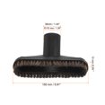 thumbnail image 2 of Uxcell Vacuum Hose Brush Attachment 1 1/4 Inch Rectangle Vacuum Cleaner Hose Brush Replacement 2 Pack, 2 of 6