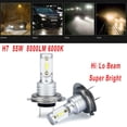 thumbnail image 4 of H7 LED Headlight Bulbs Conversion Kit Hi/Lo Beam 55W 8000LM 6000K Super Bright, 4 of 11