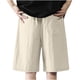 thumbnail image 2 of Pantalones Cortos de Carga de los Hombres con Cordón Sólido Cintura Deportivo Pantalones Cortos de Gimnasio con Bolsillos, Desgaste Casual de Toda la Temporada, 2 of 5