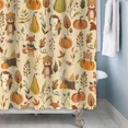 thumbnail image 5 of Tchckioa Autumn Harvest Thanksgiving Shower Curtain for Bathroom,Waterproof and Privacy Hooks Bath Curtain,47x72, 5 of 8