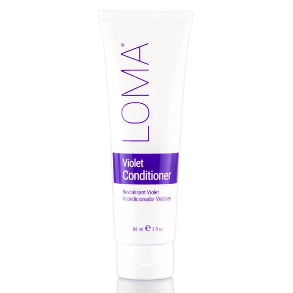 Loma Violet Purple Conditioner for Blonde and Gray Hair, Toning and Moisturizing Shampoo, 3 fl oz