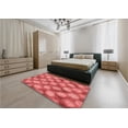 thumbnail image 4 of Ahgly Company Indoor Rectangle Patterned Ferrari Red Area Rugs, 3' x 5', 4 of 6