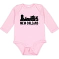 thumbnail image 3 of Inktastic New Orleans Skyline Grunge Boys or Girls Long Sleeve Baby Bodysuit, 3 of 5