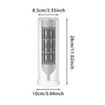 thumbnail image 2 of Leeye Space Heater Fast Heating Overheat Protection Adjustable Thermostat Quiet For Home Desk Office Indoor, 2 of 7