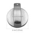 thumbnail image 3 of Boyijia 2PCS Rotary Switches Round Knob Stove Burner Oven Kitchen Parts Handles Metal Fire Switch Button, 6mm, Type 1, 3 of 7
