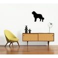 thumbnail image 2 of Saint Benard Dog Silhouette - Beautiful Solid Steel Home Decor Decorative Accent Metal Art Wall Sign, 2 of 3