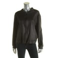 thumbnail image 2 of Status Womens Sparkle Bomber Jacket, Metallic, Medium, 2 of 2