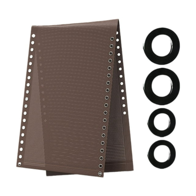 S SERENABLE Folding Lounge Repair Cloth Chair Replacement Cord Kit Beach Pool Lawn Lounge Chair Breathable Zero Chair Accessories brown