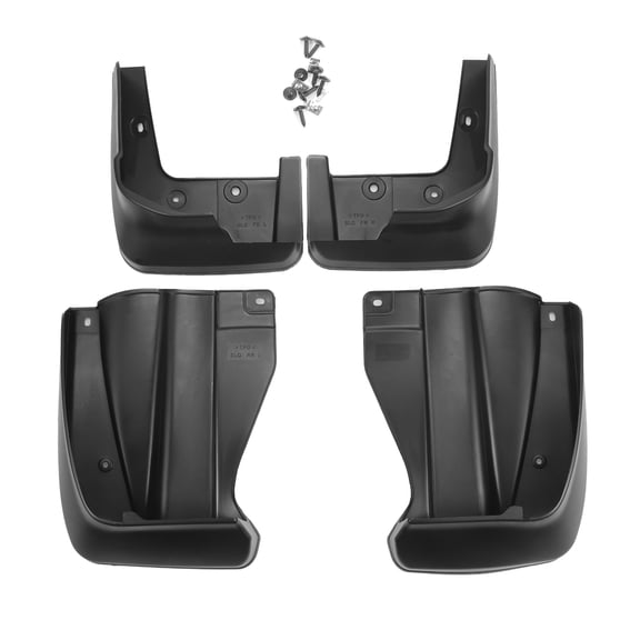 Front & Rear Side Automotive Mud Guards Splash Compatible for Honda Odyssey 2009-2013