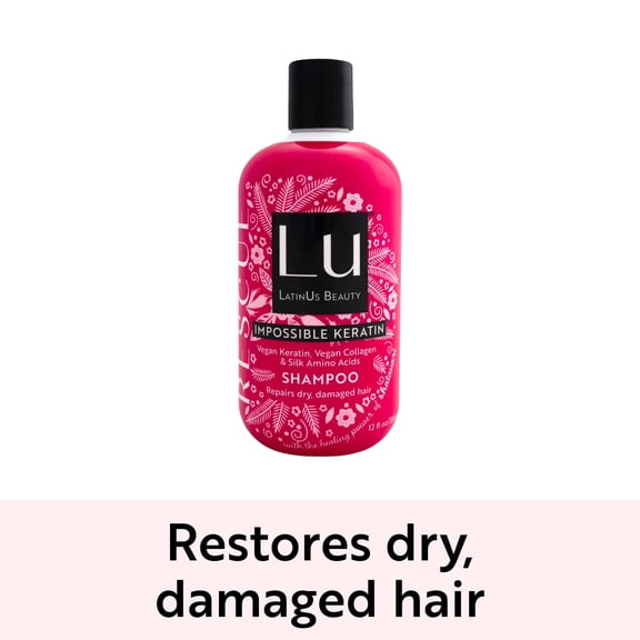 Lu by LatinUs Beauty Rescue Shampoo, Deep Repair, 12 fl oz