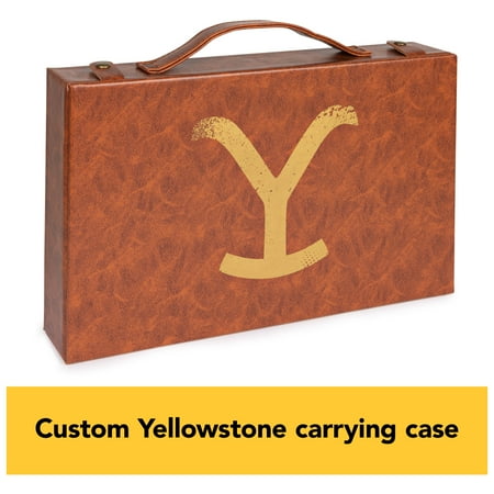 Spin Master Games, Yellowstone, 200-Piece Poker with Custom Carrying Case, Ages 16 and up