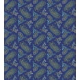 thumbnail image 3 of Ambesonne Floral Duvet Cover Sets, Droplet Motif, 2-King, Dark Blue Green, 3 of 7