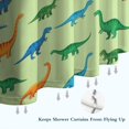 thumbnail image 6 of LightGreen Multicolor Dinosaurs Shower Curtain 84"x72" ,Bathroom Decorative Shower Curtains Set with 12 Hooks,Modern Waterproof Washable Shower Curtain, 6 of 6