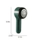 thumbnail image 3 of Afeitadora y quitapelusas recargables - Defuzzer de jersey de 6 cuchillas con malla de panal, blanco/verde/morado, carga USB, 3 of 7