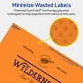 thumbnail image 5 of Avery Printable Rectangle Labels, Bright Orange, 5" x 6", 20ct, 5 of 11