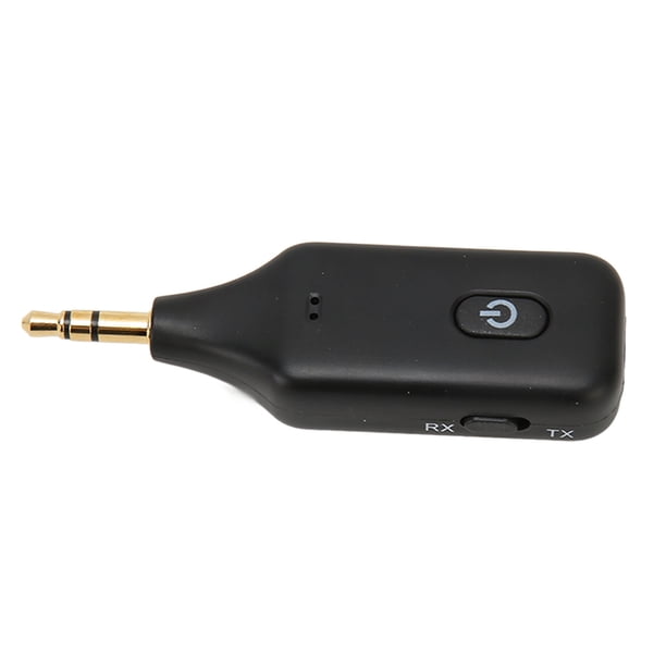Receptor y transmisor Bluetooth 5.1 con conector auxiliar de 3,5 mm, manos libres, adaptador de música y sonido inalámbrico 3 en 1 para PC, TV y coche