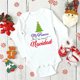 thumbnail image 4 of Mi primer mameluco navideño de manga larga para bebé recién nacido, traje estampado en español, mono de bautismo para bebé, ropa para bebé, 4 of 5
