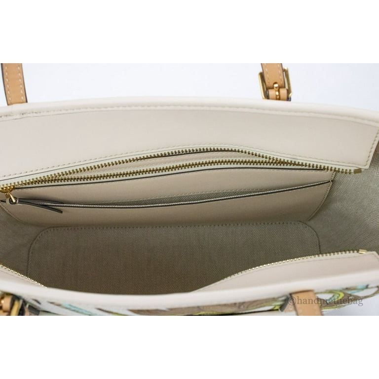 Tory Burch (144081) Emerson Small Climbing Palms Printed Canvas