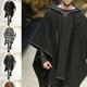 thumbnail image 3 of Jumpingount Manto de moda de otoño frío para hombre, chal con capucha, poncho para vestirse, accesorio para fiesta, trabajo diario, viajes al aire libre Camisetas Jumpingount AP016523-01, 3 of 5