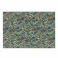 thumbnail image 1 of Moroccan Cutting Board, Floral Abstract Ornate Floral Arrangement Oriental Motifs Foliage Pattern, Decorative Tempered Glass Cutting and Serving Board, Small Size, Multicolor, by Ambesonne, 1 of 1
