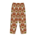 thumbnail image 3 of Lsque Cow Skull Print Women's Pajama Pants, Lounge Pant - Comfortable Home Wear,Elastic Waistband, Stylish Design-Small, 3 of 9