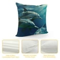 thumbnail image 4 of Awypu Cute Dolphins Print Throw Pillow Covers  Pillowcase Soft Durable Square Decorative Cushion Cover for Bed Sofa Bedroom, 4 of 5