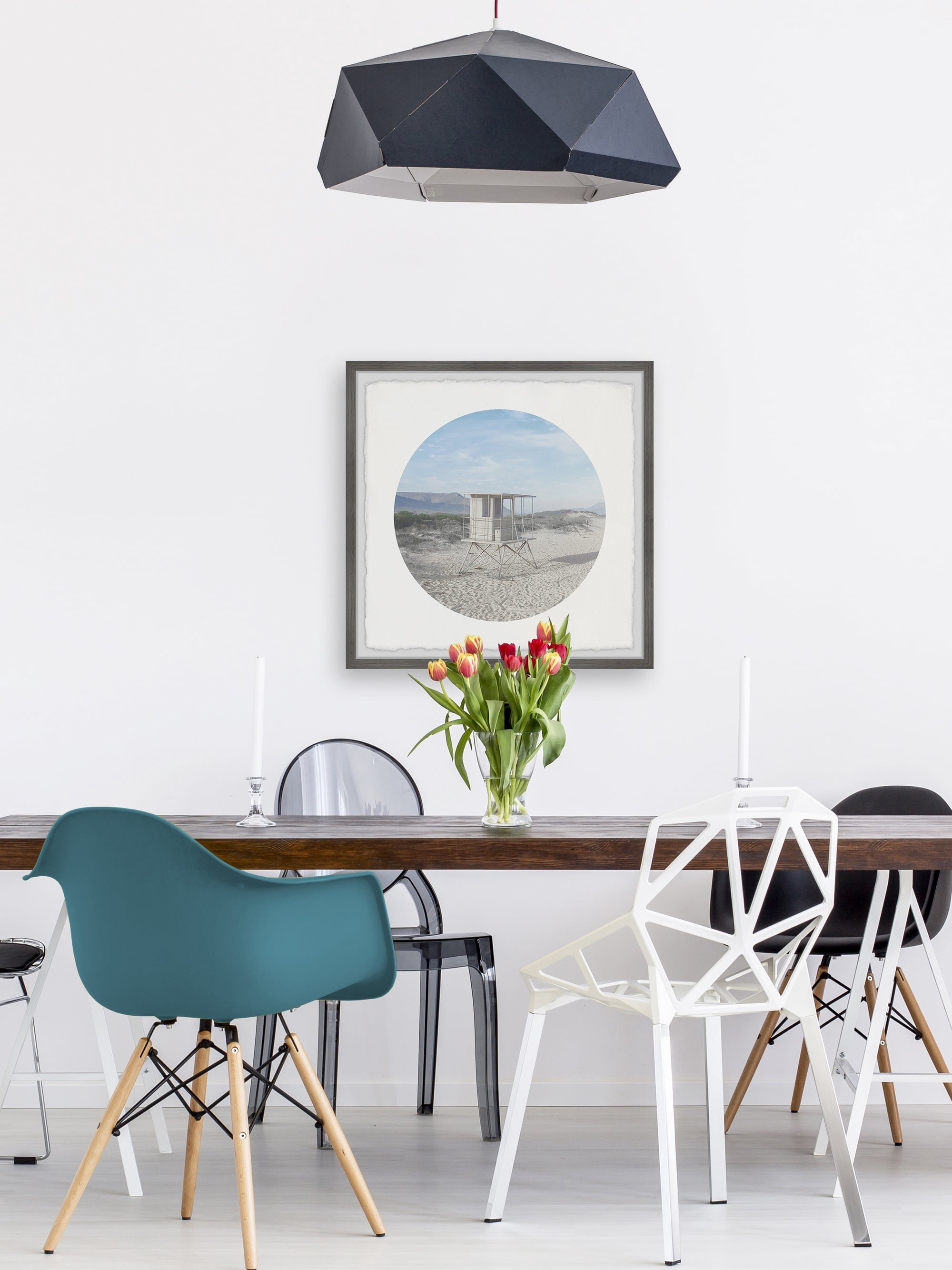 Marmont Hill Beach Tower Framed Wall Art