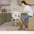 thumbnail image 3 of Evolur Ann Beechwood 4-in-1 Highchair, 3 of 18