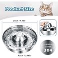 thumbnail image 4 of Fuente de agua para gatos Rojo Verde Fuente Silenciosa de 4 Etapas 2l con bomba y filtro, 4 of 5