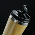 thumbnail image 2 of 420ml Insulated Bamboo Travel Mug, 2 of 4