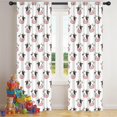 thumbnail image 5 of Blackout Kids Curtains,White Cow Head Pattern Childrens Insulated Curtains Set Of 2,Bedroom Essentials,Toddler Room Decor 42x84in(106x213cm), 5 of 5