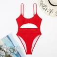 thumbnail image 4 of Aayomet Bathing Suit Adjustable Strap Buckle Tank CaimJumpsuit Swimsuit (E, S), 4 of 4
