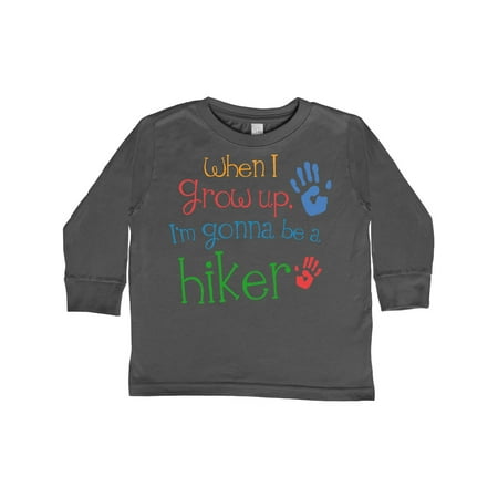 

Inktastic Hiking Future Hiker Gift Toddler Boy or Toddler Girl Long Sleeve T-Shirt