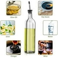 thumbnail image 2 of Olive Oil Dispenser Bottle, 2 Pcs Glass Olive Oil Dispenser And Vinegar Set With, 2 of 7