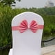 thumbnail image 4 of Funda de silla con lazo y respaldo de silla Decoración flores decorativas, 4 of 4