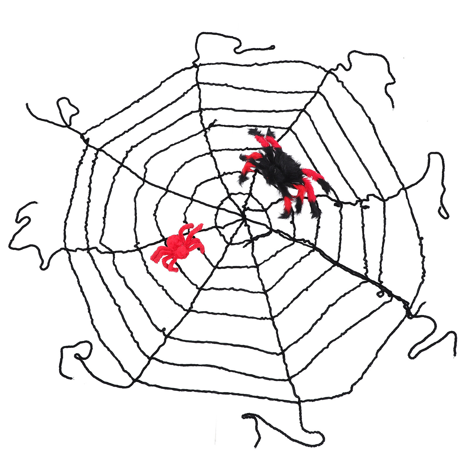 Simulation spider web 1 Set Halloween Stretch Spider  bing