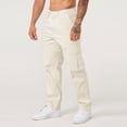 thumbnail image 1 of Pantalon Cargo pour Usage Quotidien Décontracté avec Multiples Poches Coupe Décontractée Pantalon Utilitaire pour Voyage en Plein Air et Randonnée, 1 of 7