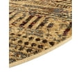 thumbnail image 6 of Unique Loom Saturn Collection Area Rug - Relay (7' Round Beige/Cream), 6 of 7