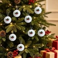 thumbnail image 6 of Dalxymotic Christmas Hanging Ornament Set, Faux Hanging Ball Decorations, Mini Santa Snowman Cute Baubles, Christmas Hanging Ornament for Tree, Wreath, Mantel, Home, Indoor, 6 of 7