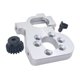 thumbnail image 4 of Soporte de motor de metal para coche RC con engranaje 19T, asiento para accesorios Wltoys 144010, repuesto Plata, 4 of 6