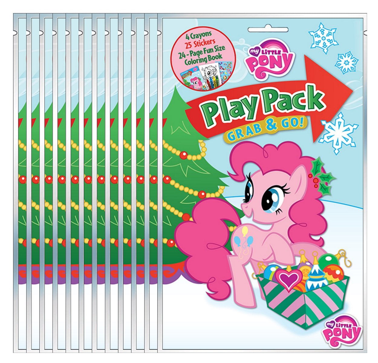 My Little Pony Christmas Grab and Go Play Pack Party Favor 